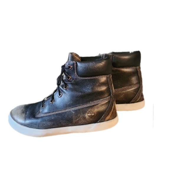 TIMBERLAND GLASTENBURY DISTRESSED A135B ANKLE BOOTS, SIZE 9 - Picture 2 of 9